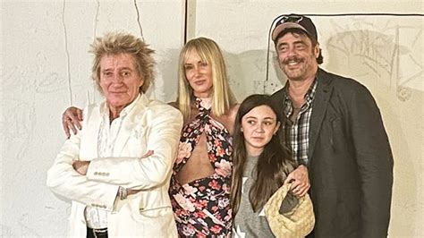 Kimberly Stewart & Benicio del Toro Share Rare Photo with .
